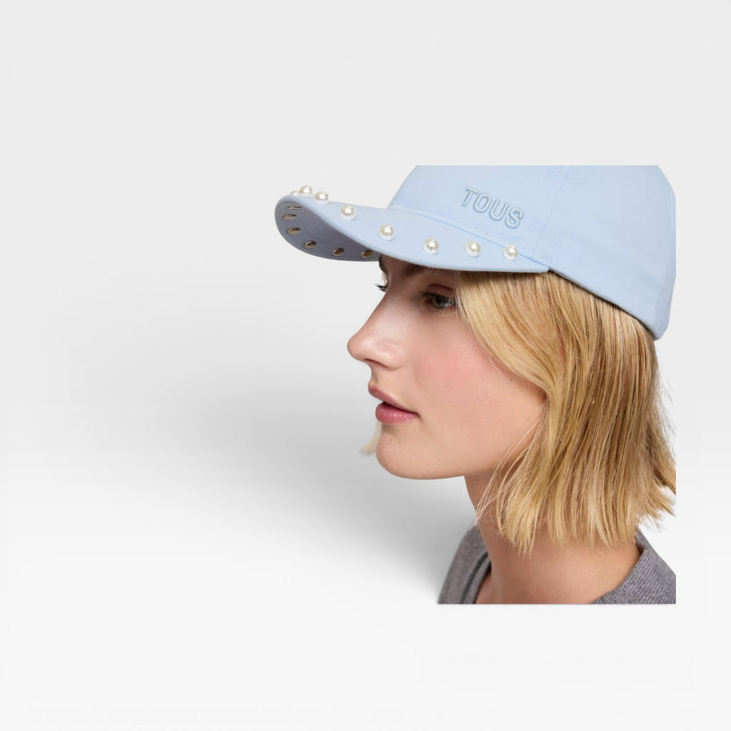 GORRA AZUL CIELO PEARLS - TOUS