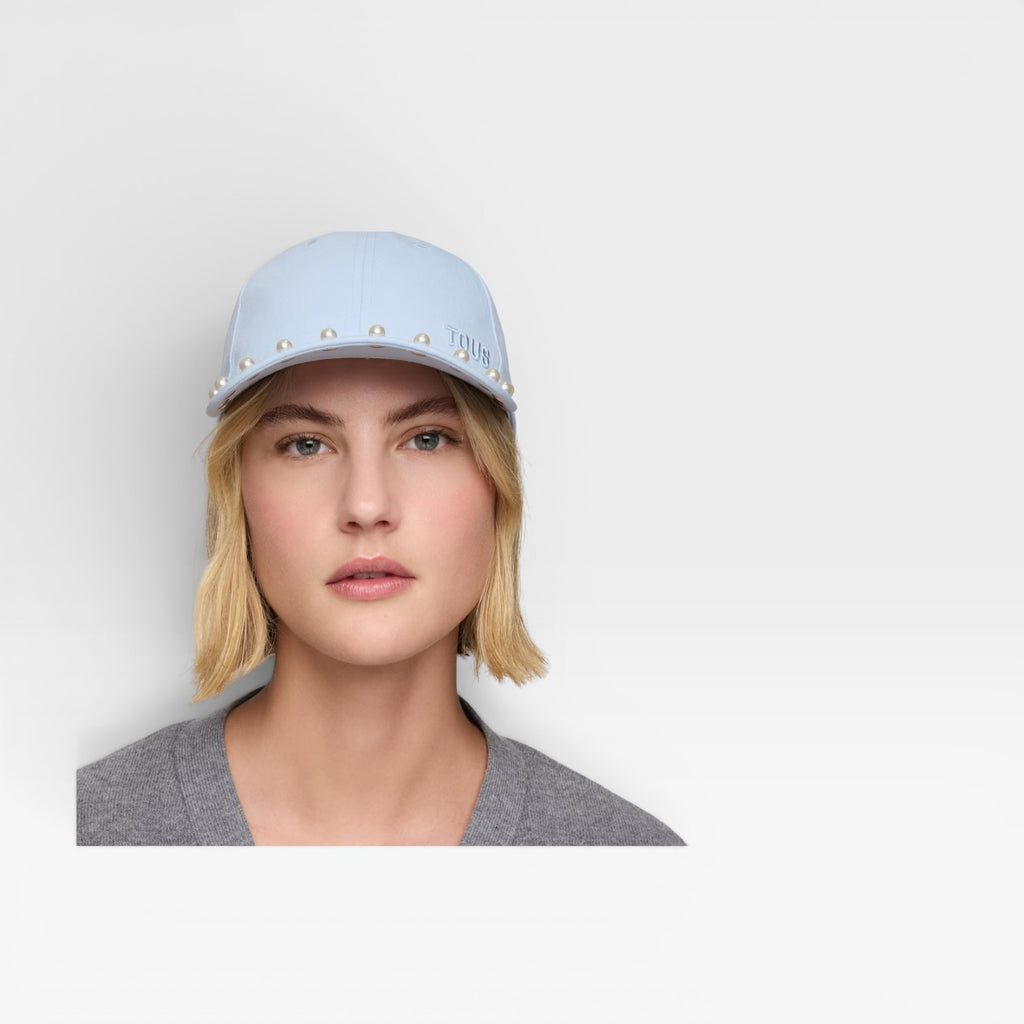 GORRA AZUL CIELO PEARLS - TOUS