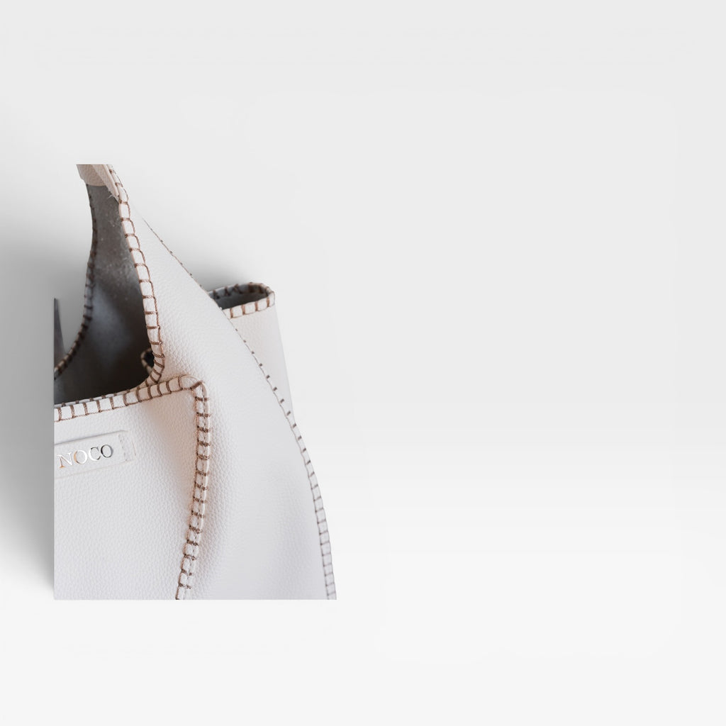 Bolso hobo pespuntes blancos - Noco
