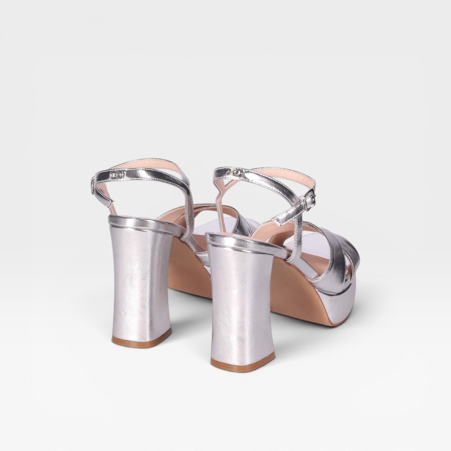 Sandalias Piel Vegana de Mujer Plataforma - Chika 10