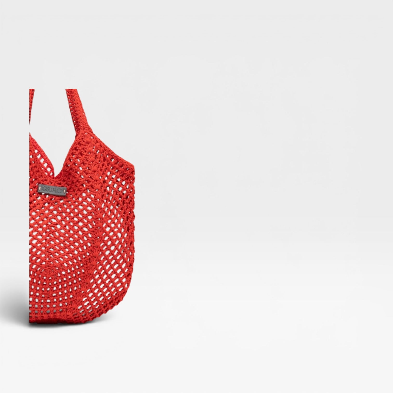 GANCHO ROJO Bolso shopper de crochet para mujer- GAIMO
