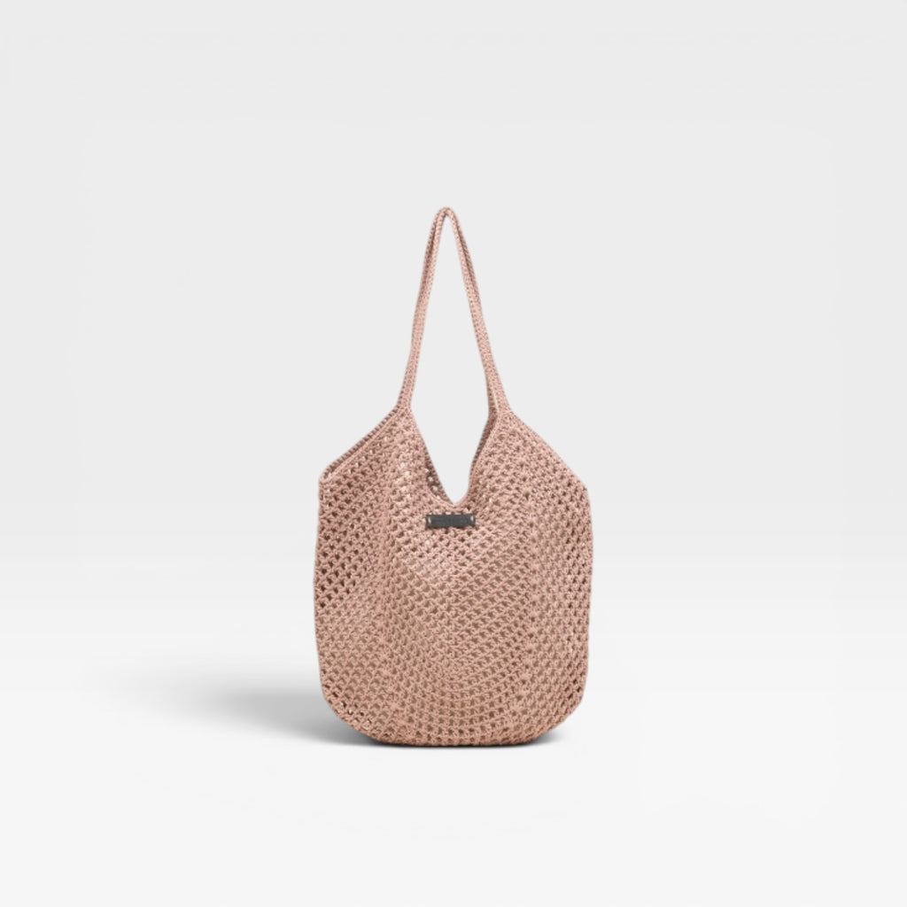 GANCHO LILA Bolso shopper de crochet para mujer- GAIMO
