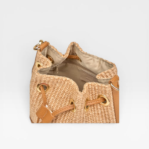 Bolso bandolera tipo saco para mujer Bimba Cuero- Gaimo