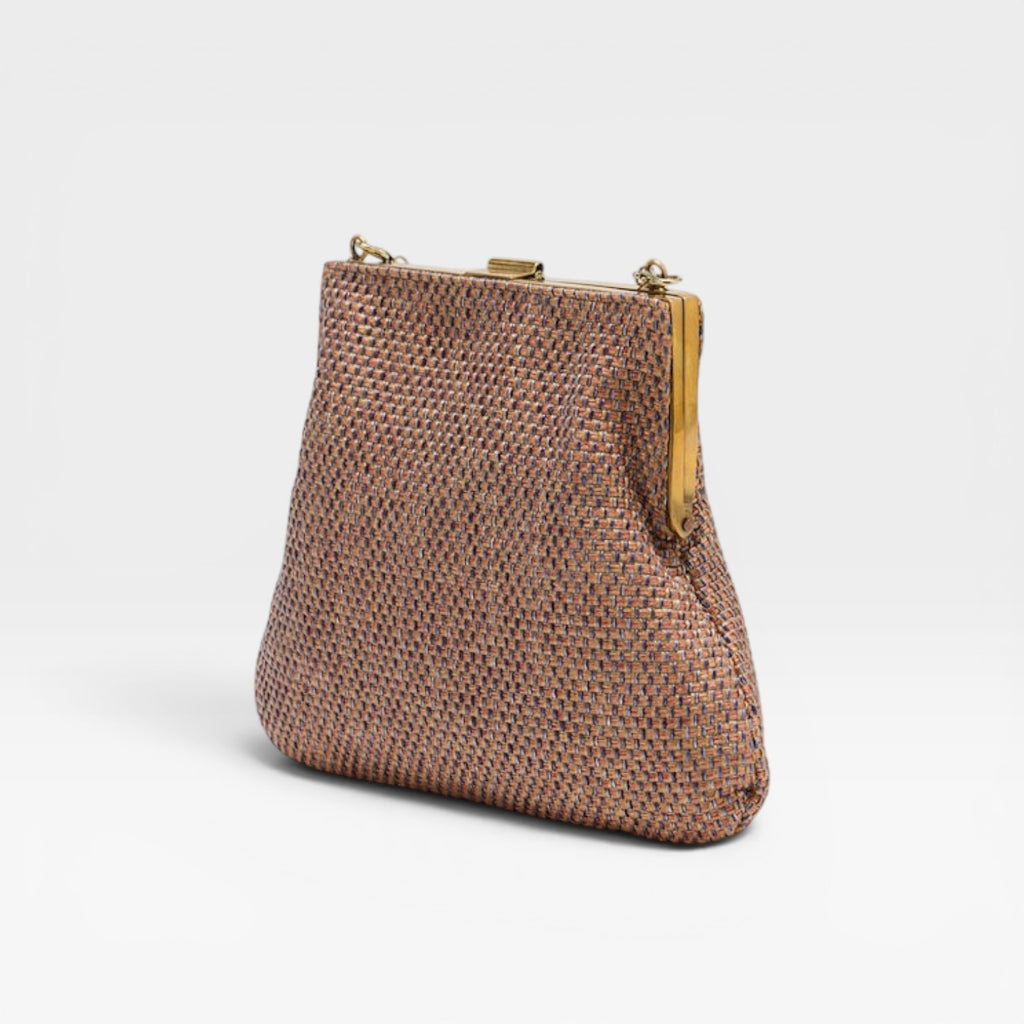 Bolso vintage con piedra Naranja quemado- Tintoretto
