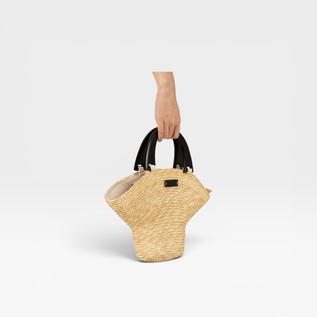 Bolso capazo sombrero beige- Gaimo