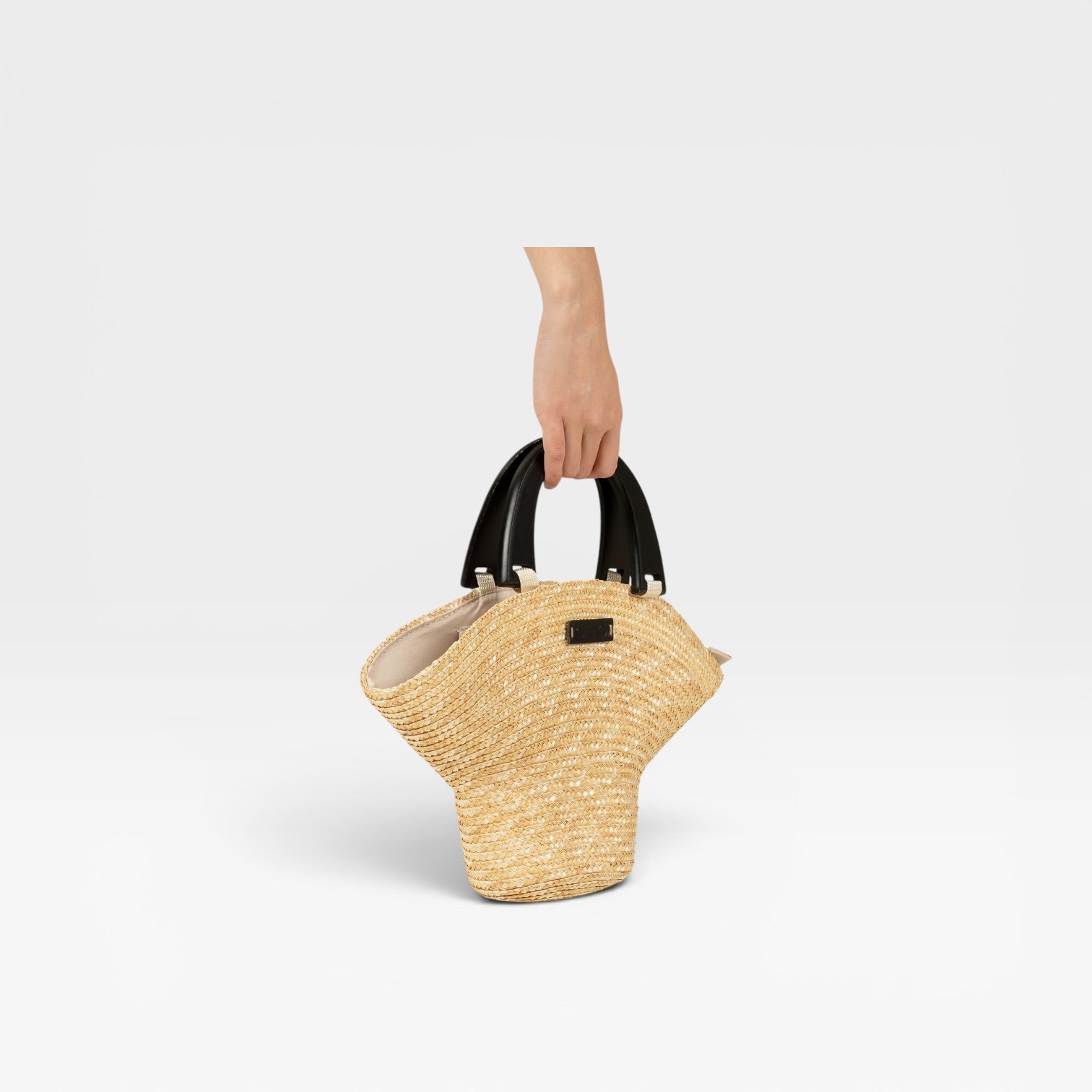 Bolso capazo sombrero beige- Gaimo