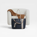 Bolso shopper azul marino- Noco
