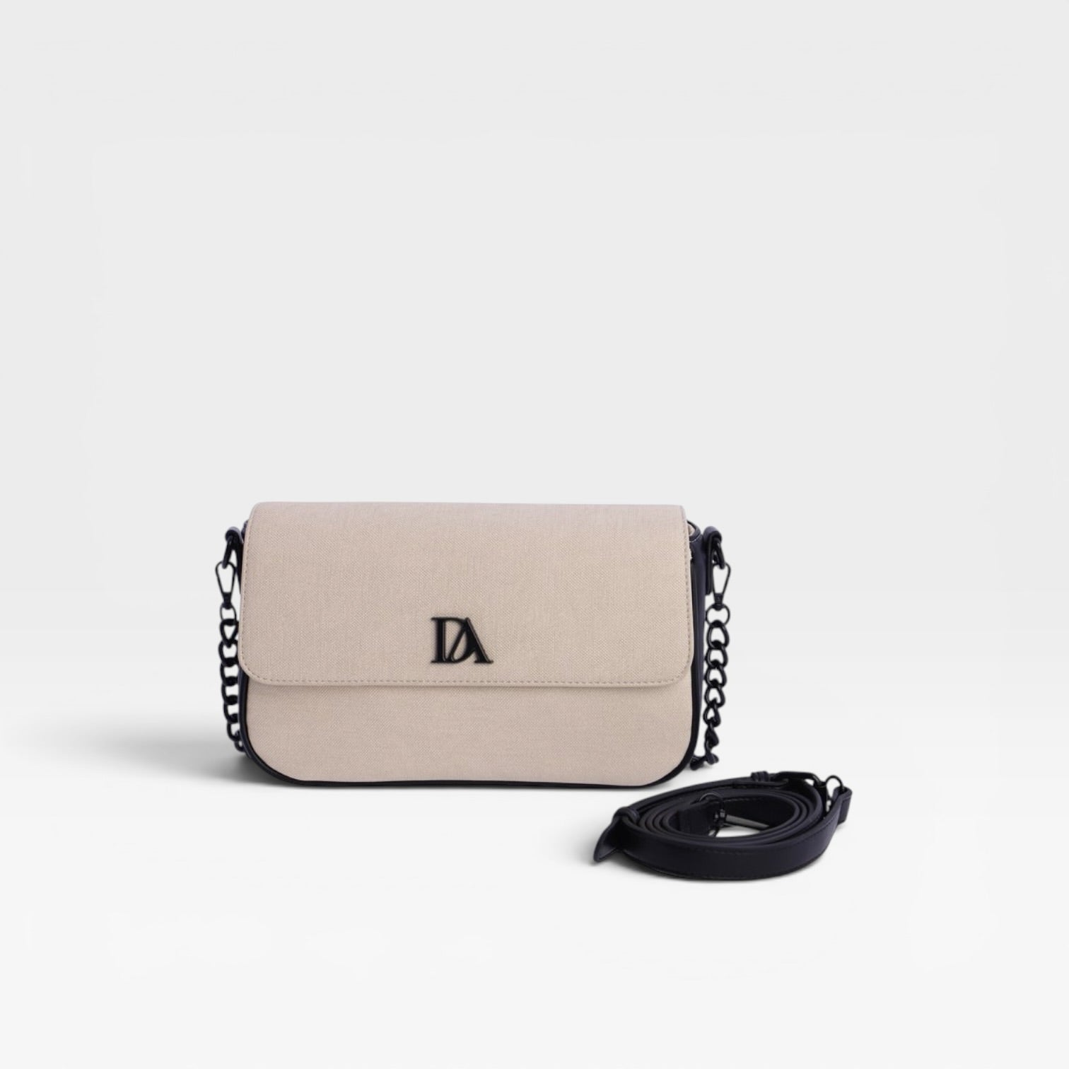 Bolso bandolera negro- Don Algodón