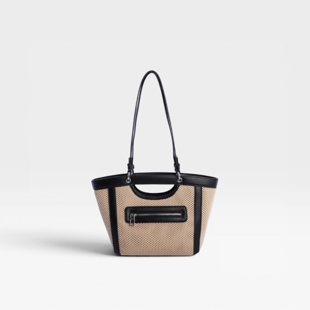 Bolso de mano beige- Don Algodón