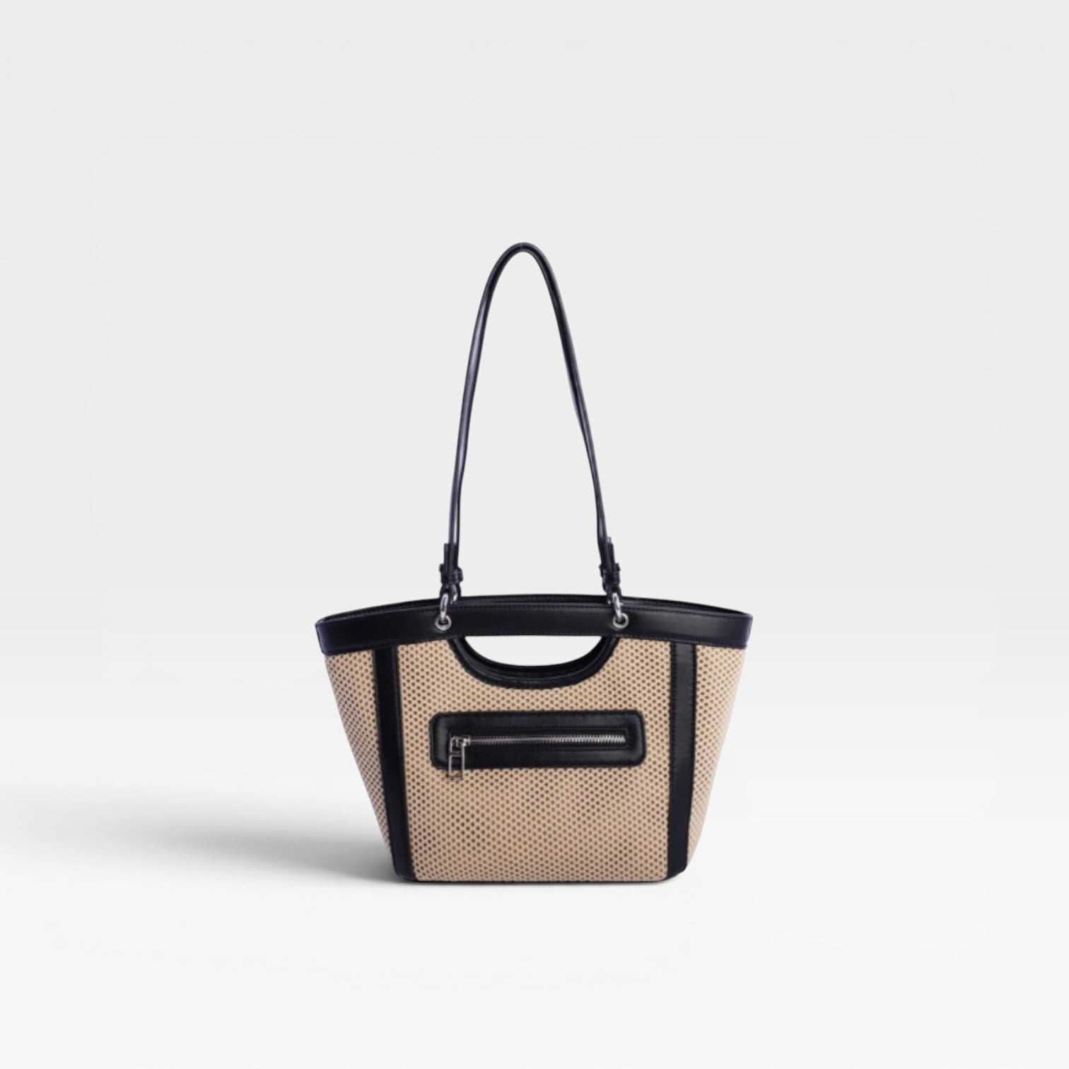 Bolso de mano beige- Don Algodón