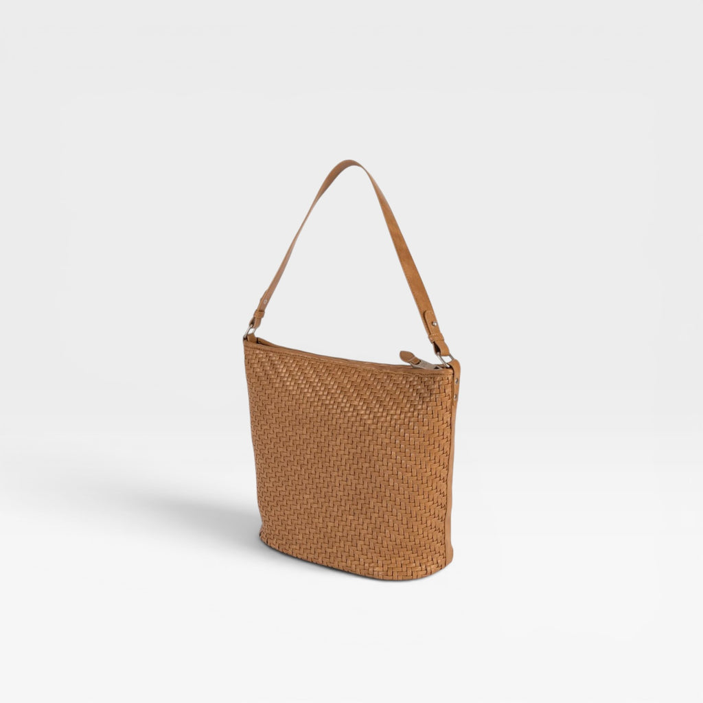 Bolso acabado trenzado Marrón- Pepe Moll