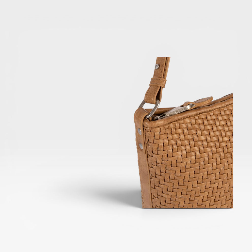 Bolso acabado trenzado Marrón- Pepe Moll