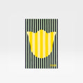 Toalla de algodón amarillo stripes motifs - Tous