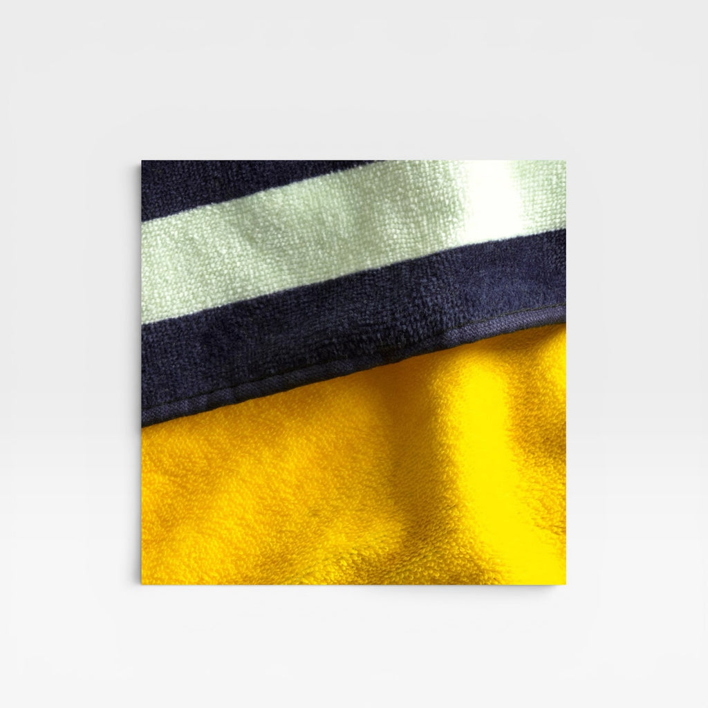 Toalla de algodón amarillo stripes motifs - Tous