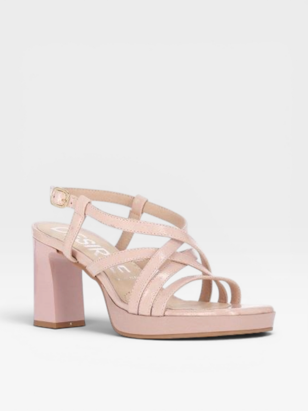 Sandalia con plataforma rosa pétalo - Desireé