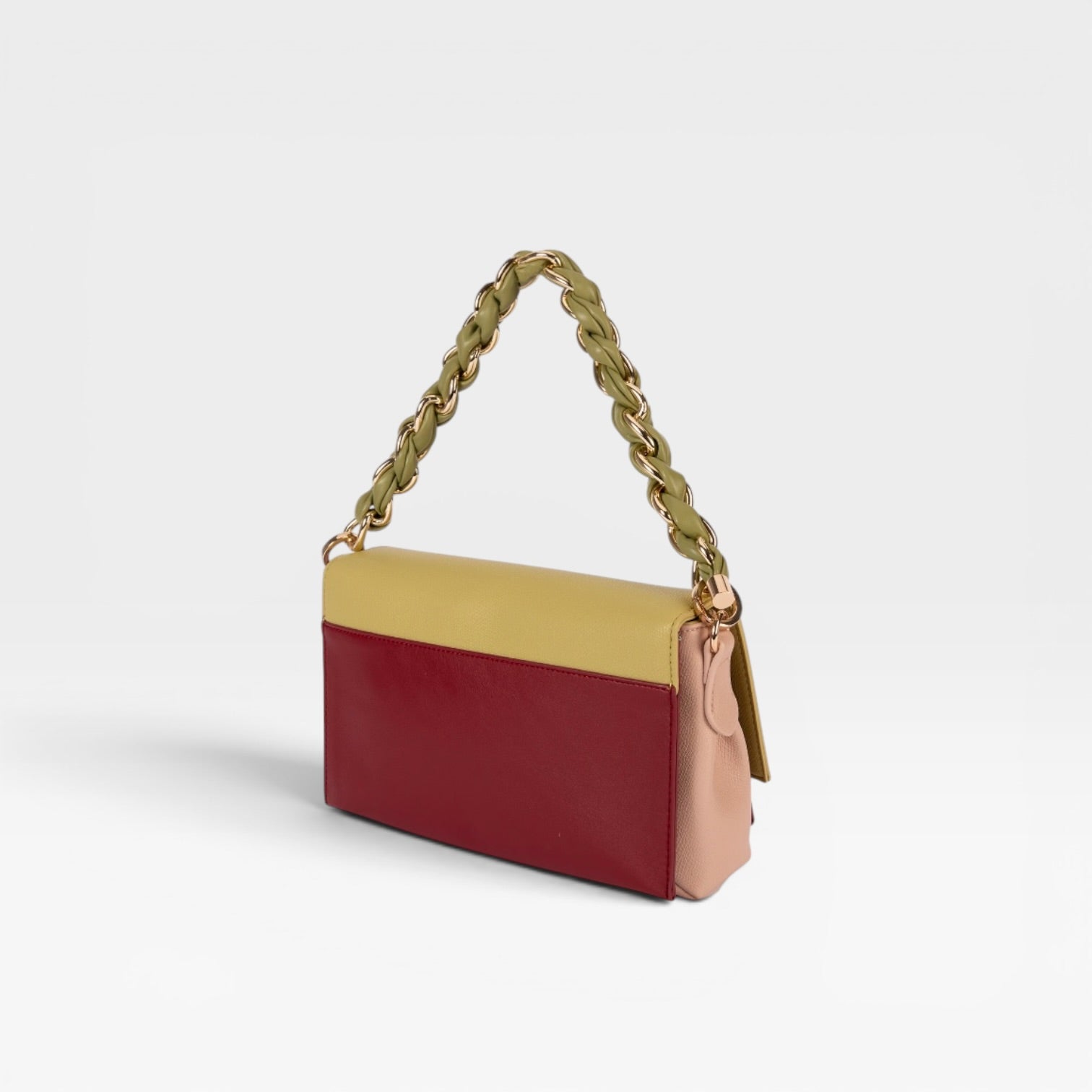 Bolso mano cadena tricolor grande - Pepe Moll