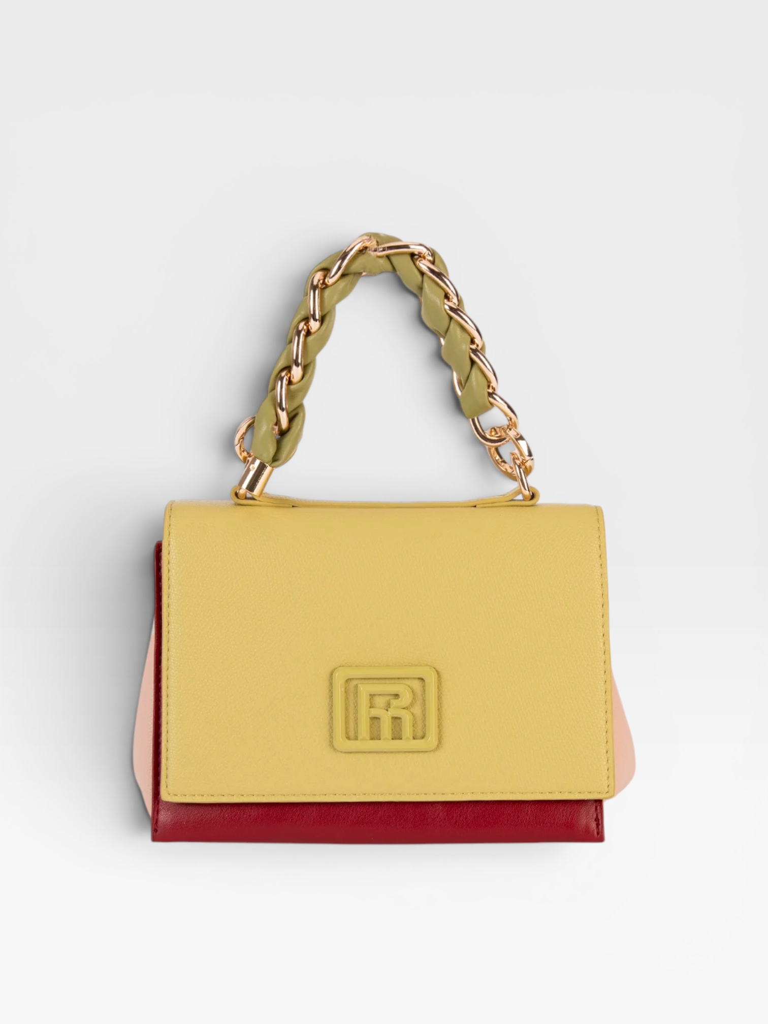 Bolso mano cadena tricolor pequeño - Pepe Moll