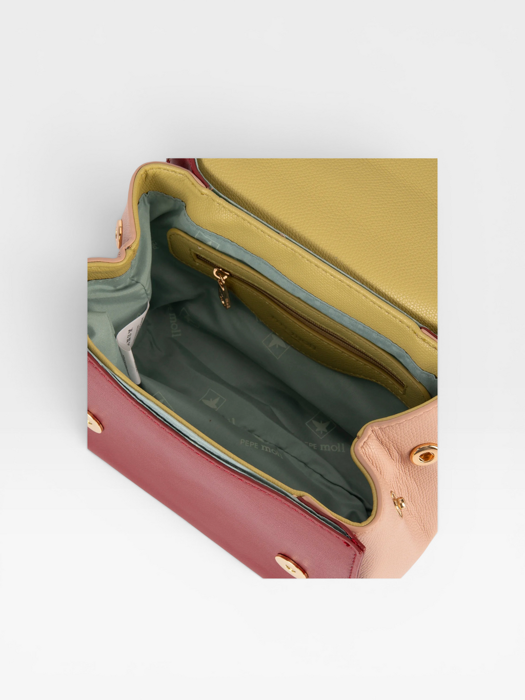 Bolso mano cadena tricolor pequeño - Pepe Moll