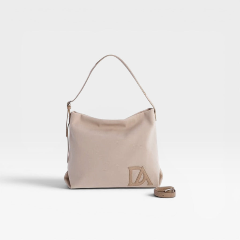 Bolso de hombro beige - Don Algodón