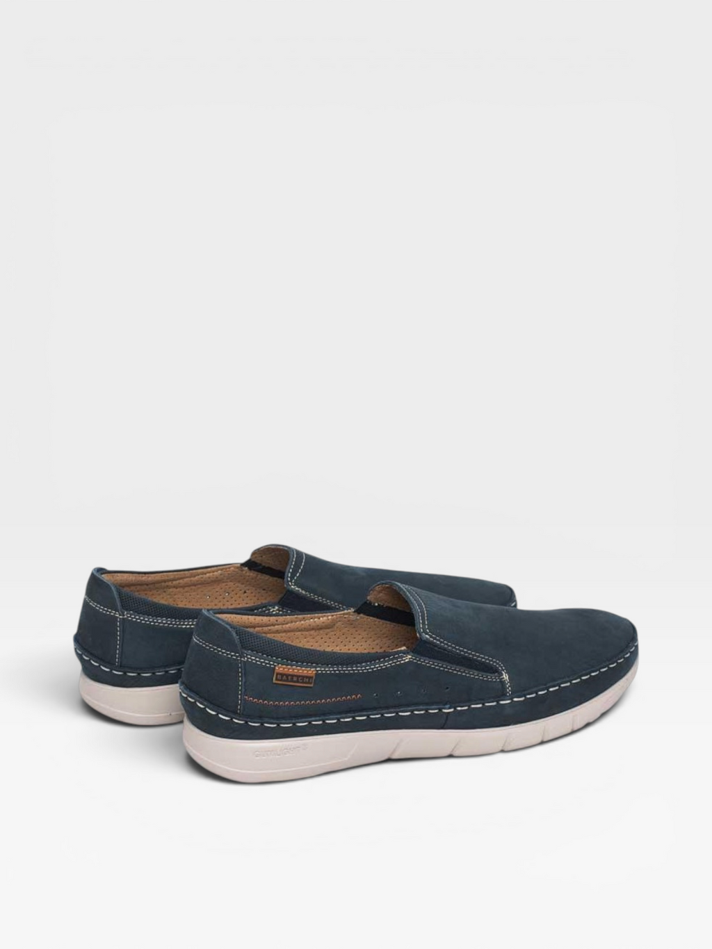 Mocasín sin cordones azul marino - Baerchi