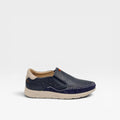 Mocasín casual piel azul marino - Baerchi