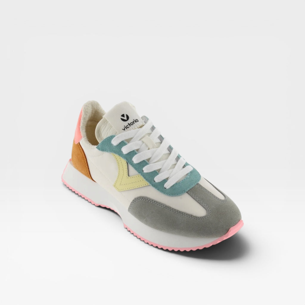 Sneaker multicolor nylon & serraje - Victoria