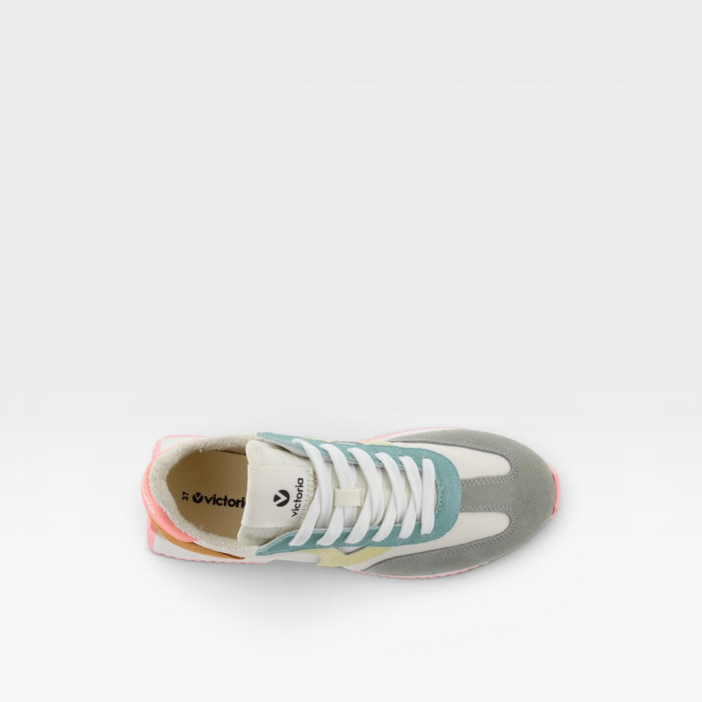 Sneaker multicolor nylon & serraje - Victoria