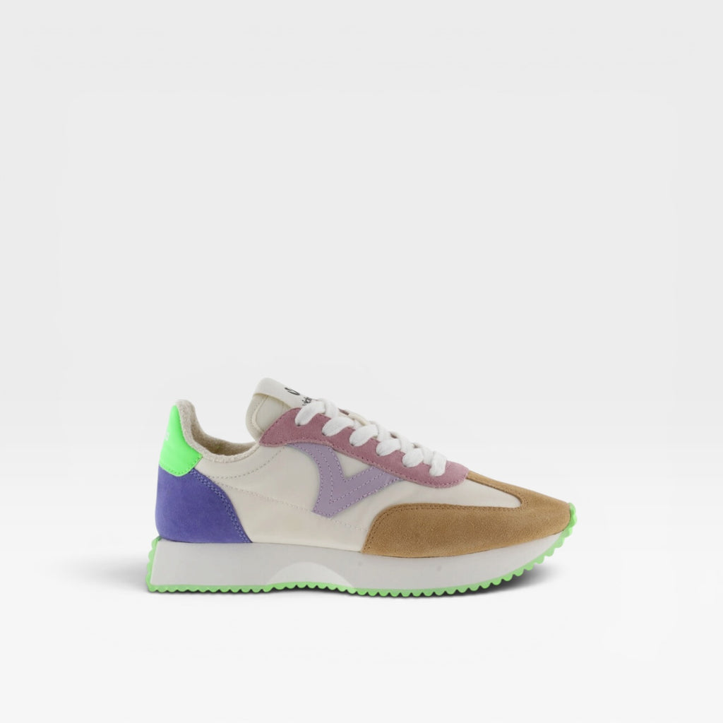 Sneaker multicolor nylon & serraje - Victoria