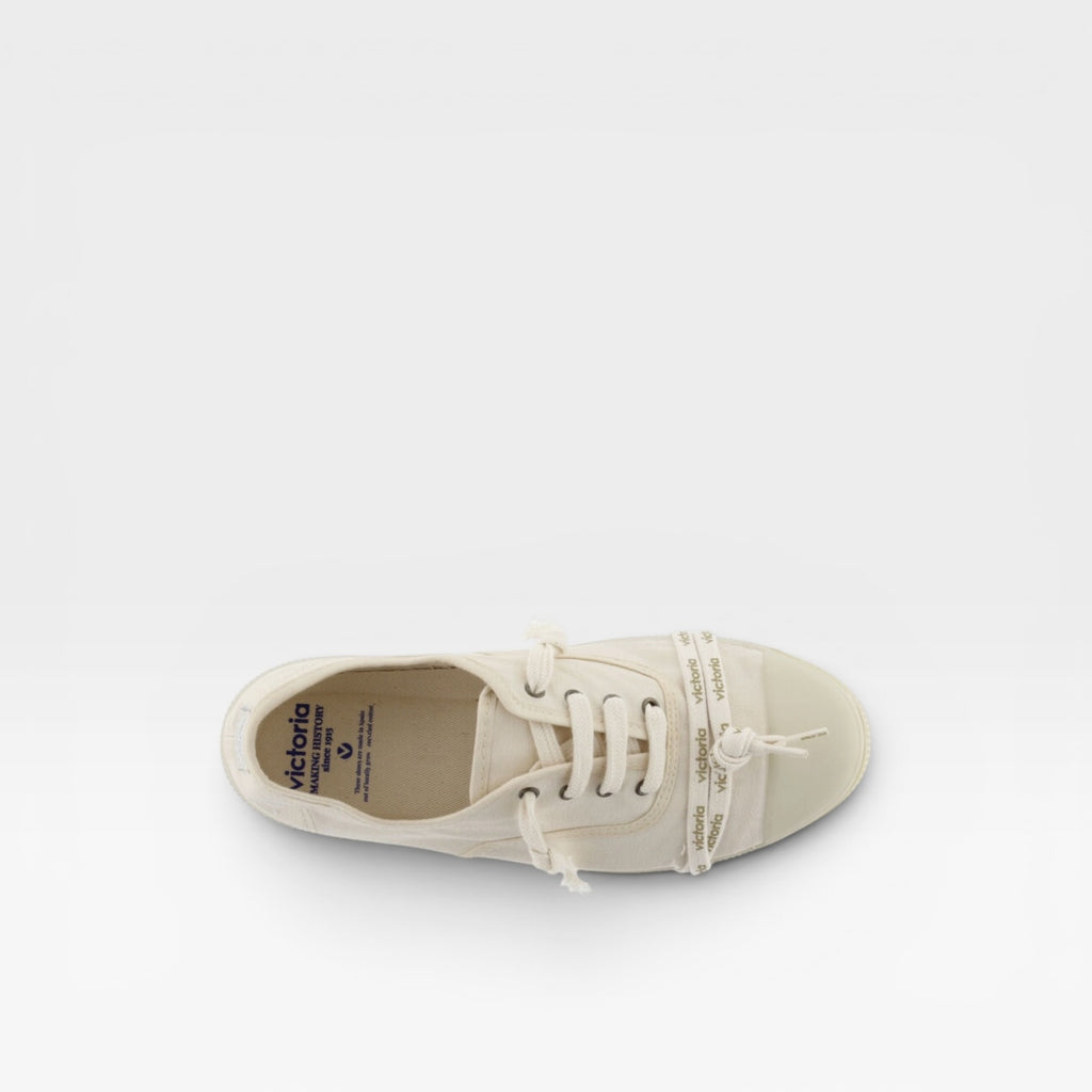 Zapatilla de lona con doble cordón - Victoria