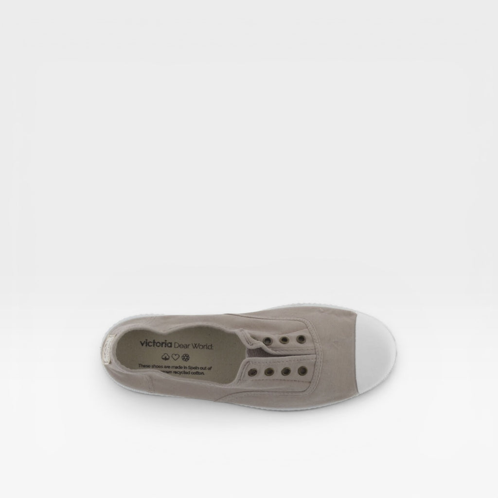 Zapatilla de lona con elástico  - Victoria