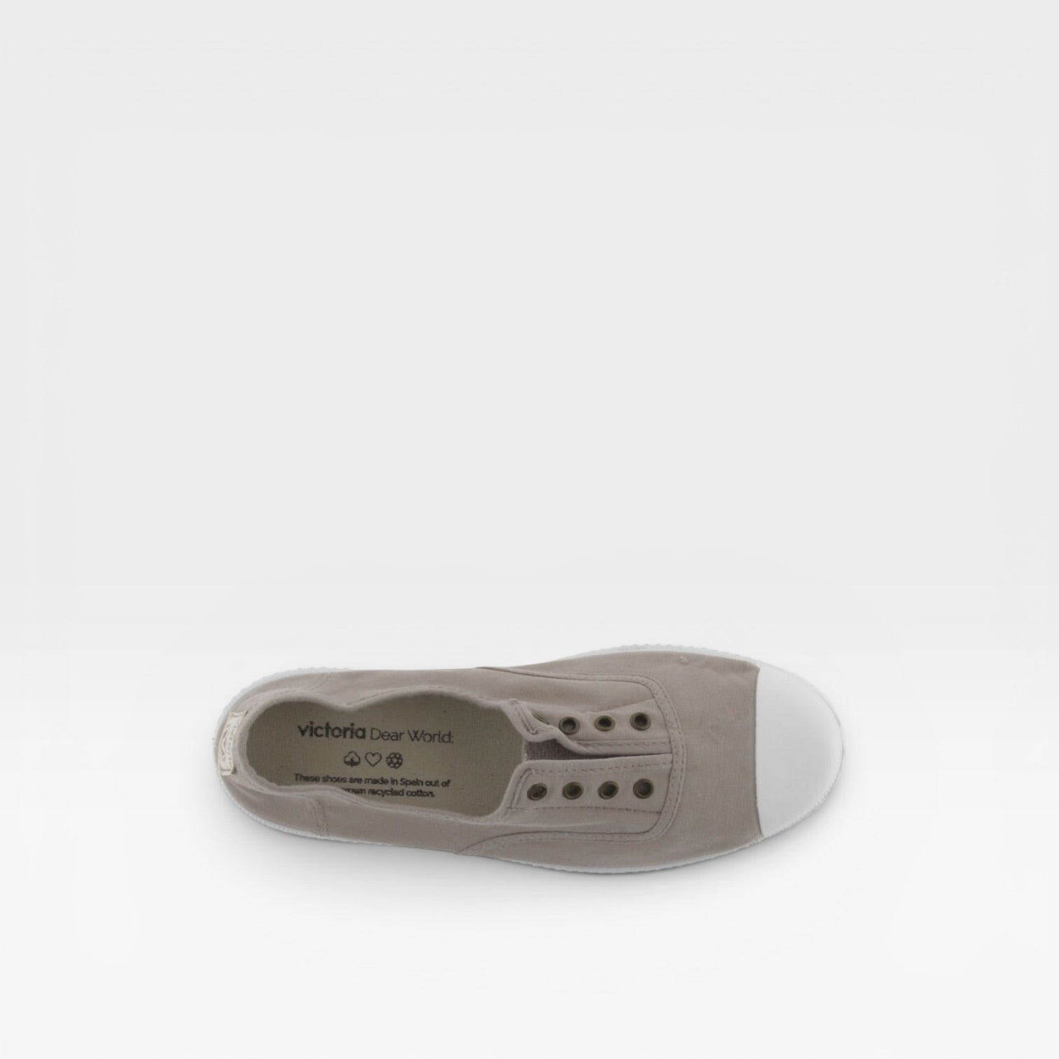 Zapatilla de lona con elástico  - Victoria