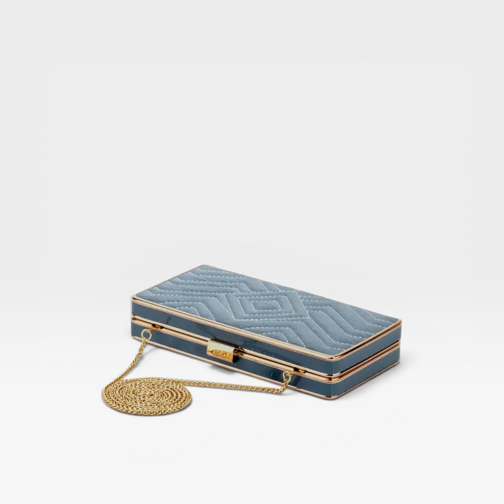 Bolso fiesta clutch Thalía azul - Pepe moll