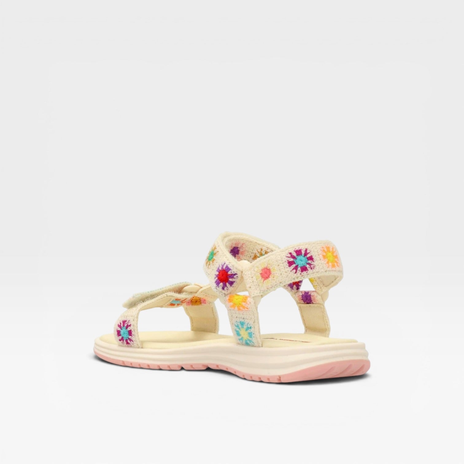 Sandalia casual crochet beige - Pablosky