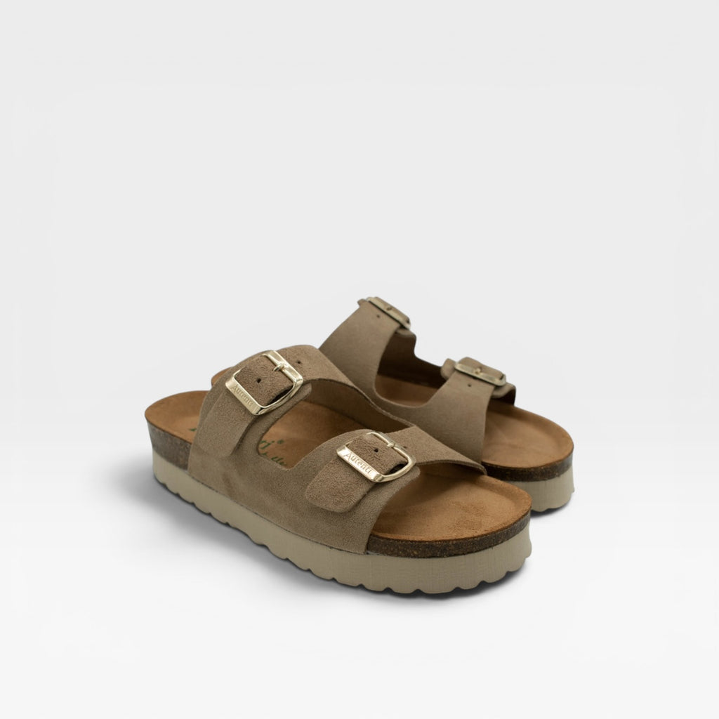 Bio doble plataforma beige - Autenti