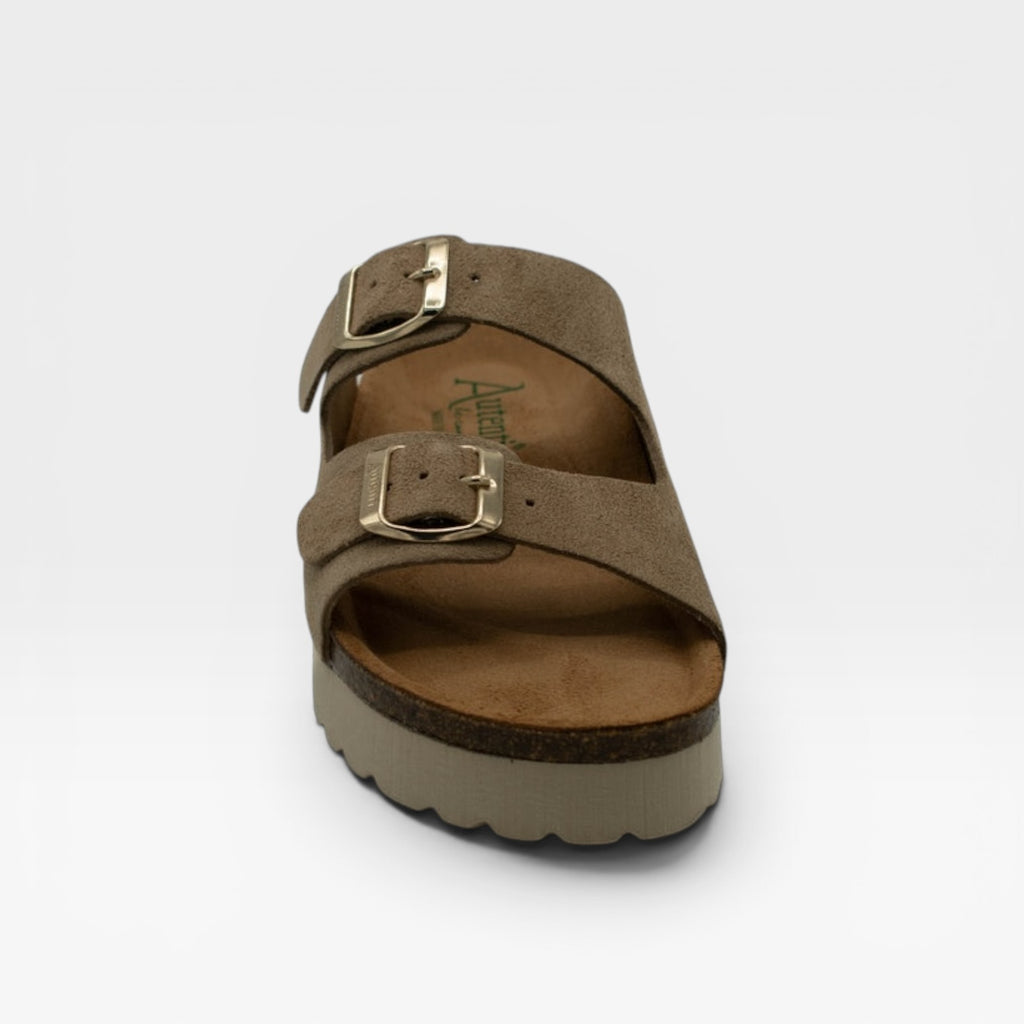 Bio doble plataforma beige - Autenti