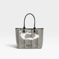 Shopper vinilo lona negro - Noco