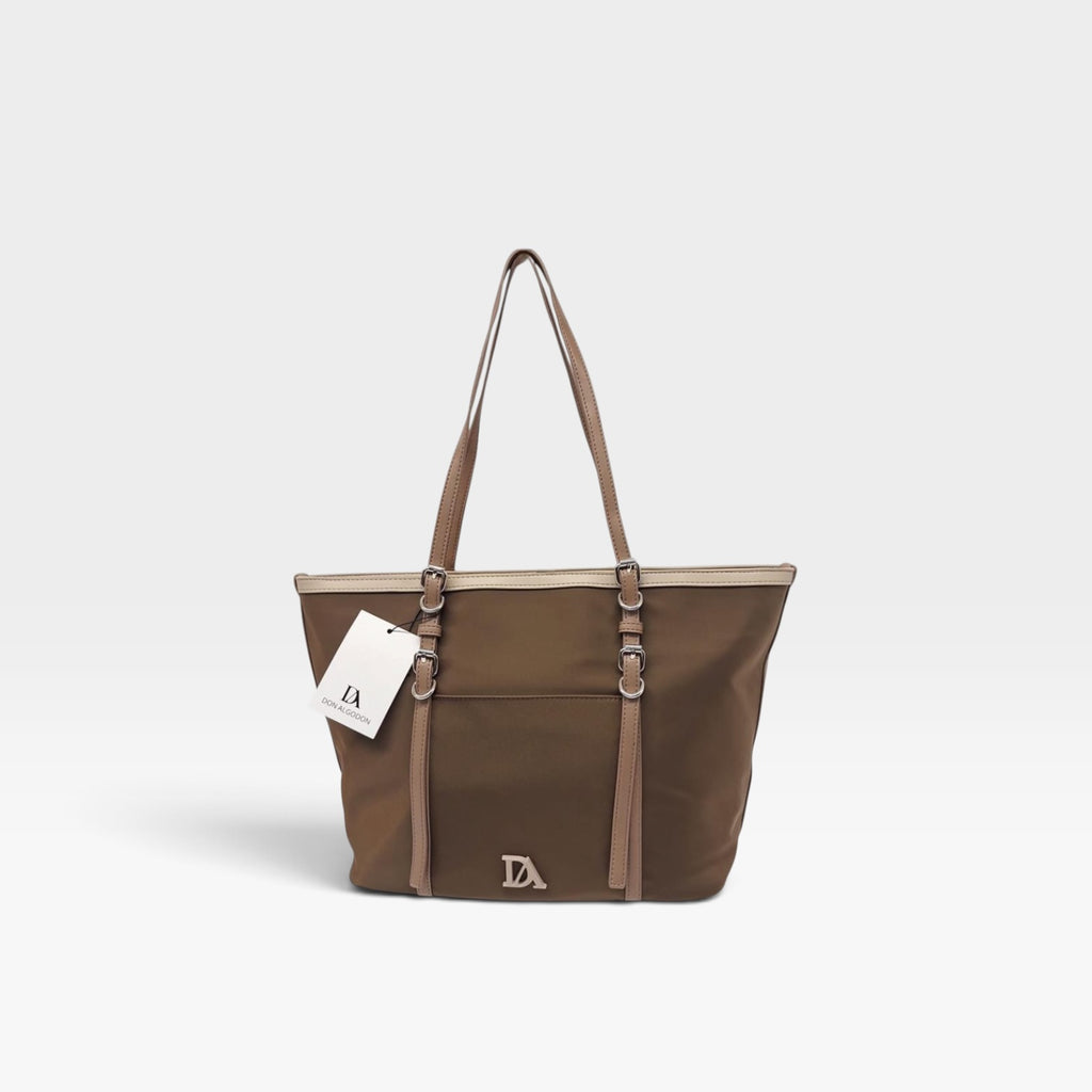 Bandolera tote marrón - Don Algodón