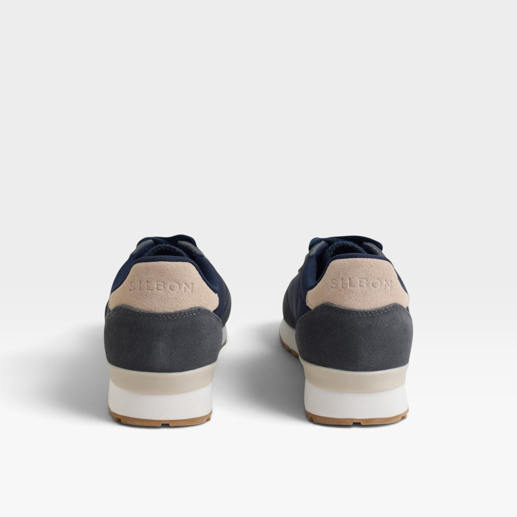Deportivo relax  serraje casual marino - Silbon