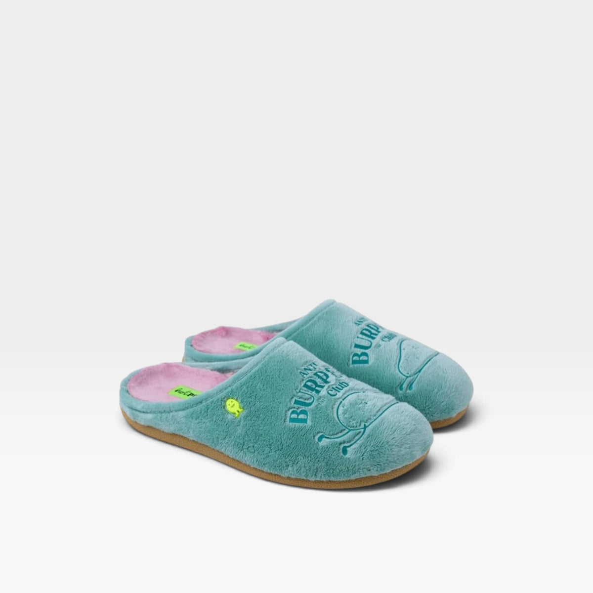 Zapatillas de casa de pelo con texto - Hot Potatoe