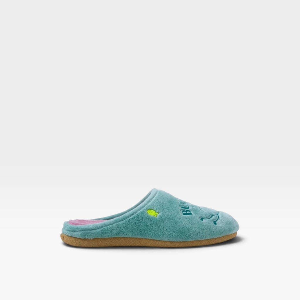 Zapatillas de casa de pelo con texto - Hot Potatoe