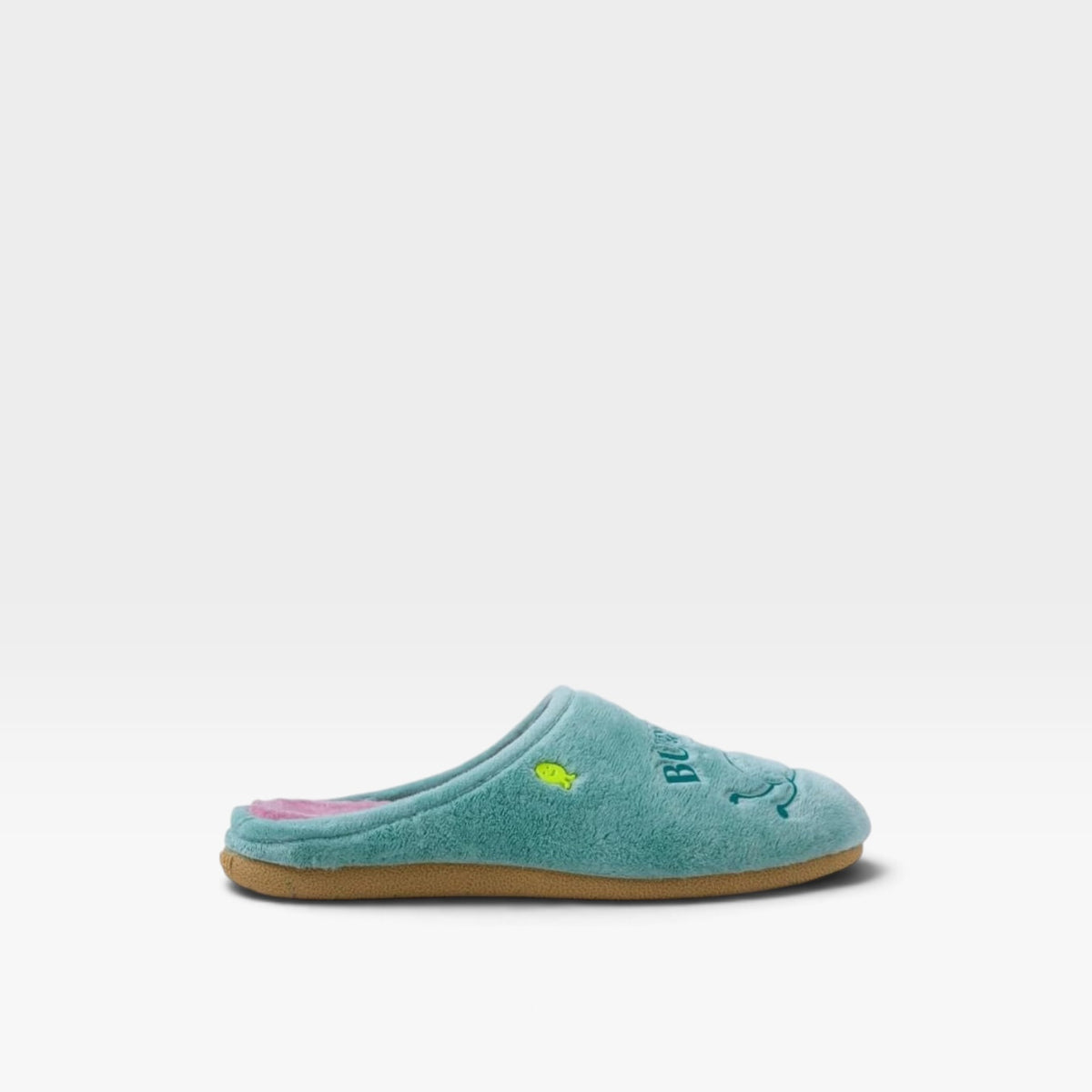 Zapatillas de casa de pelo con texto - Hot Potatoe