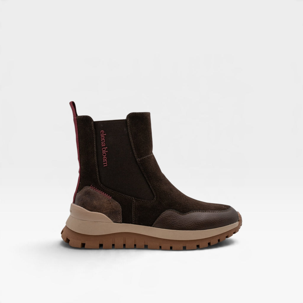 Botin deportiva de piel Alpenrose -Elena Bloom