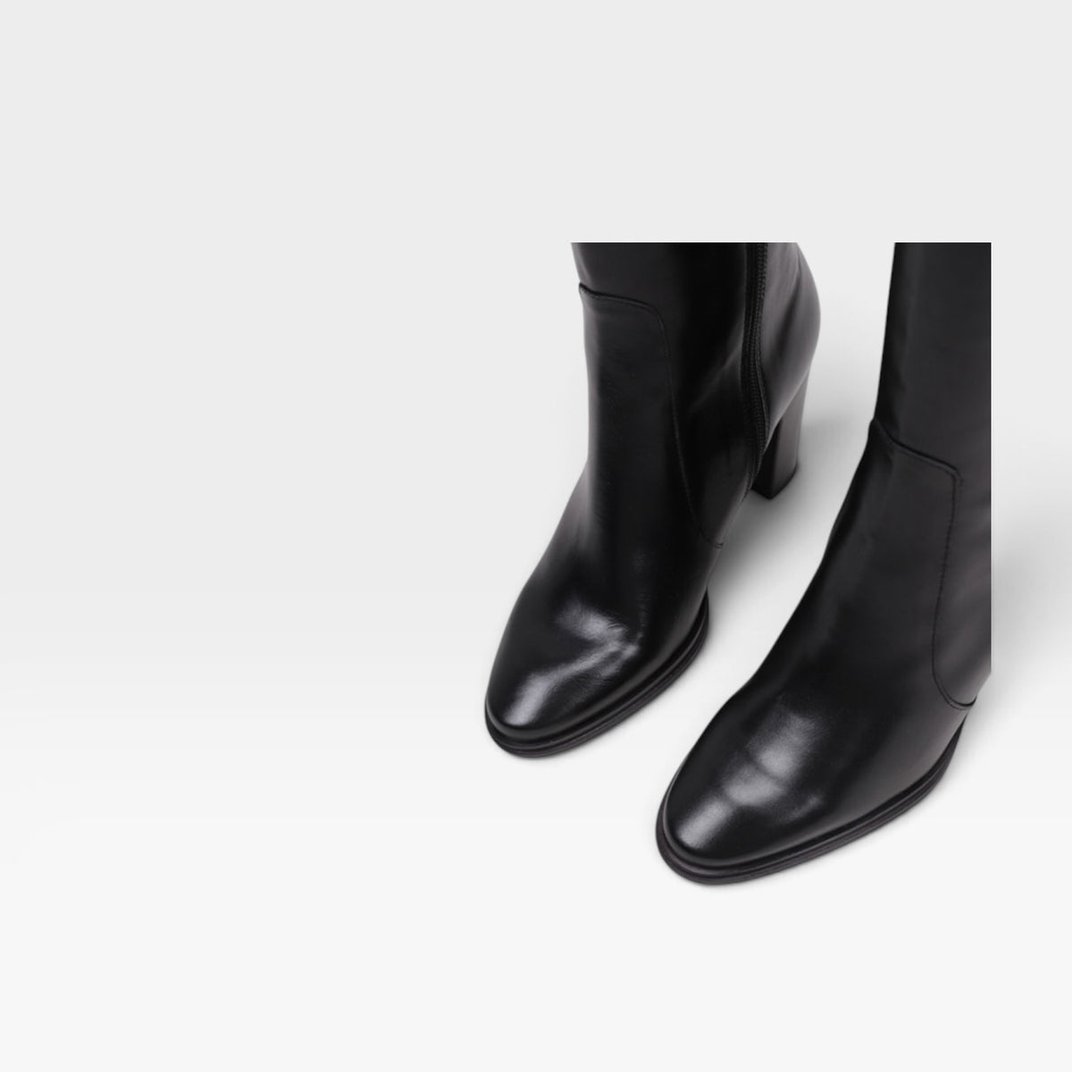 Bota negra alta - Wonders