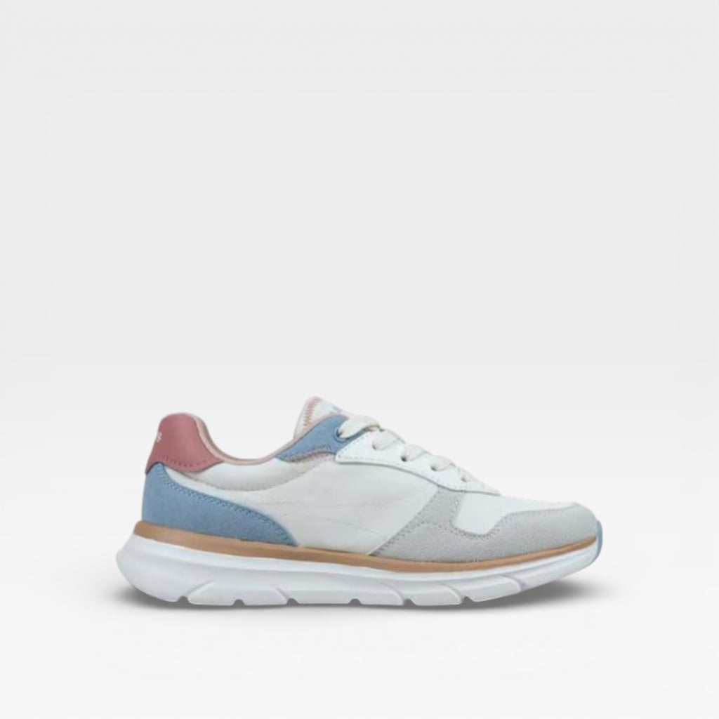 Zapatillas Orlando Blanco Azul Rosa Junior - Levi's