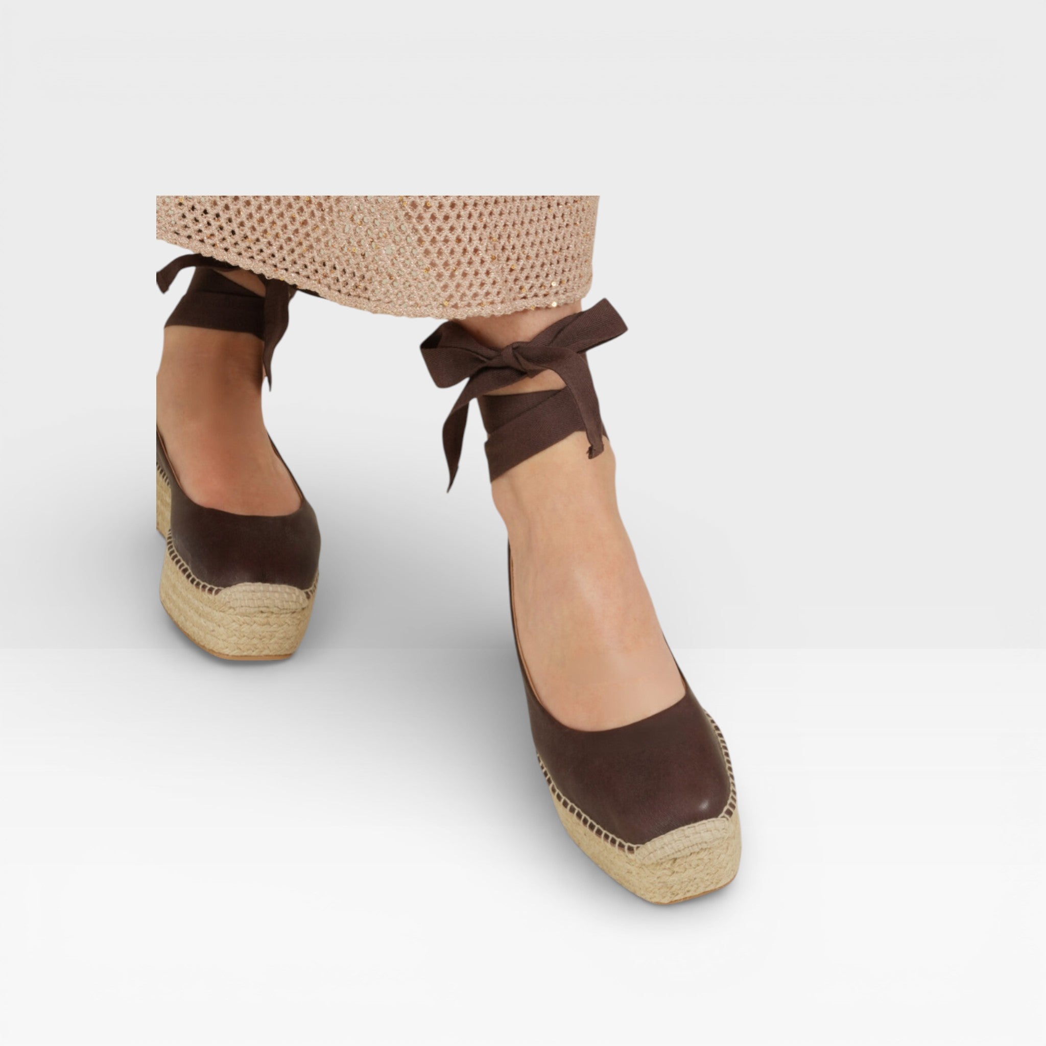 Alpargata plana para mujer Mitsy Moka - Gaimo