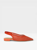 Slingback naranja - Miss elastic