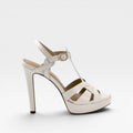 Sandalias Tacón Copenhague Novia blanco  - Pedro Miralles