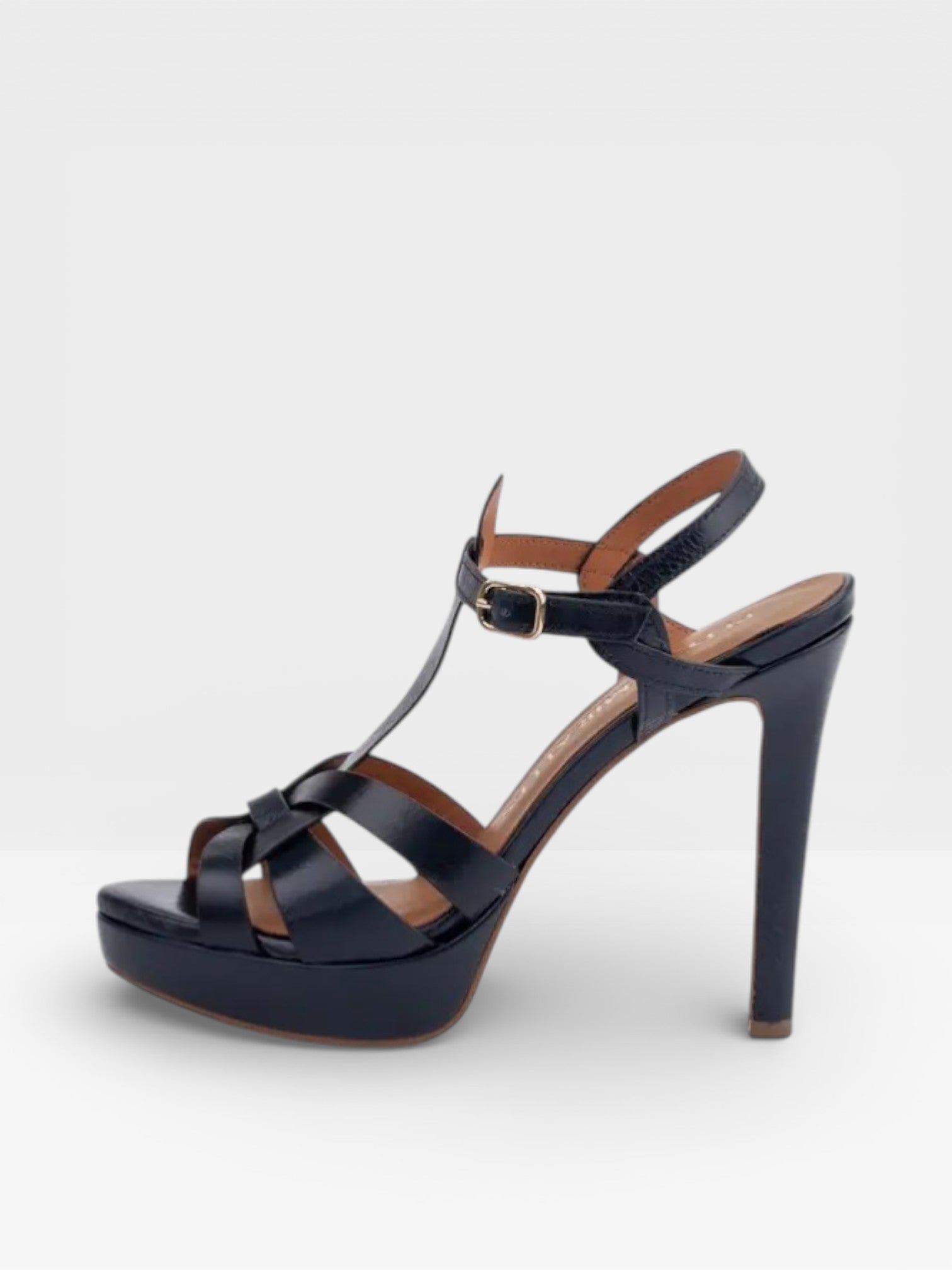 Sandalias Tacón Copenhague azul- Pedro Miralles