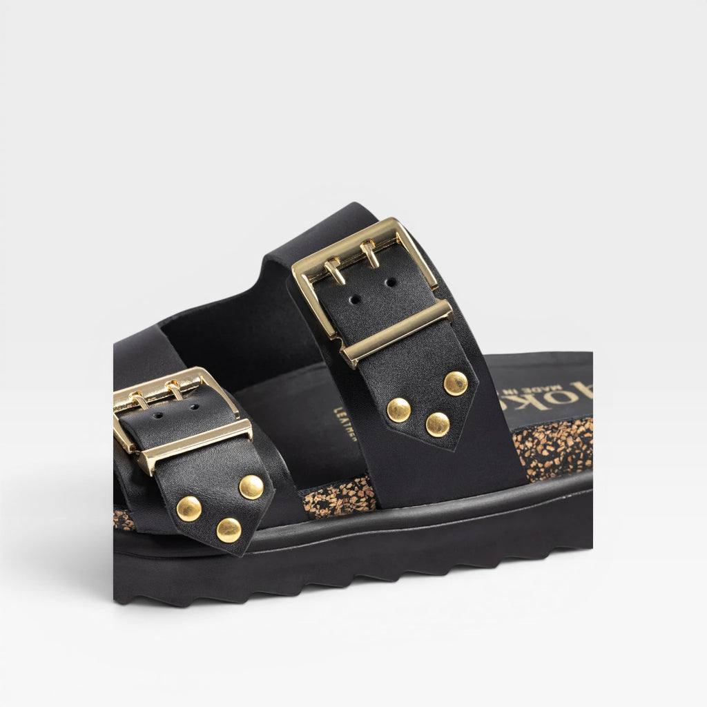 Sandalia plataforma TUNEZ-262 negro - Yokono