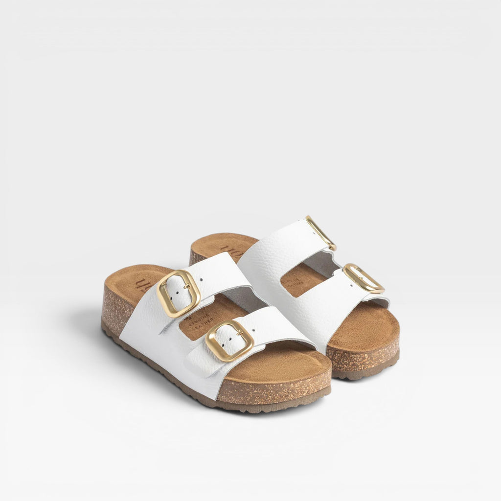 Sandalia plataforma WIWI-003 blanco  - Yokono